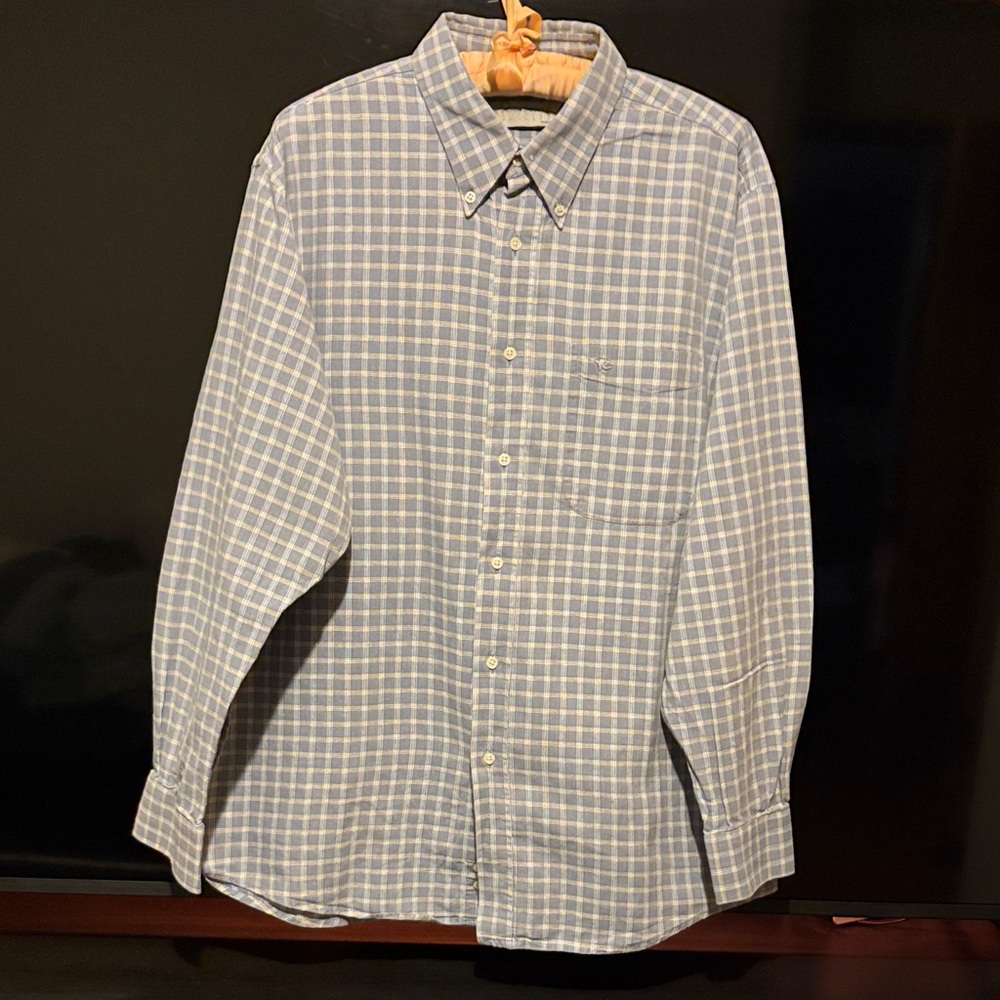 Classic Gray Checkered Men's Shirt